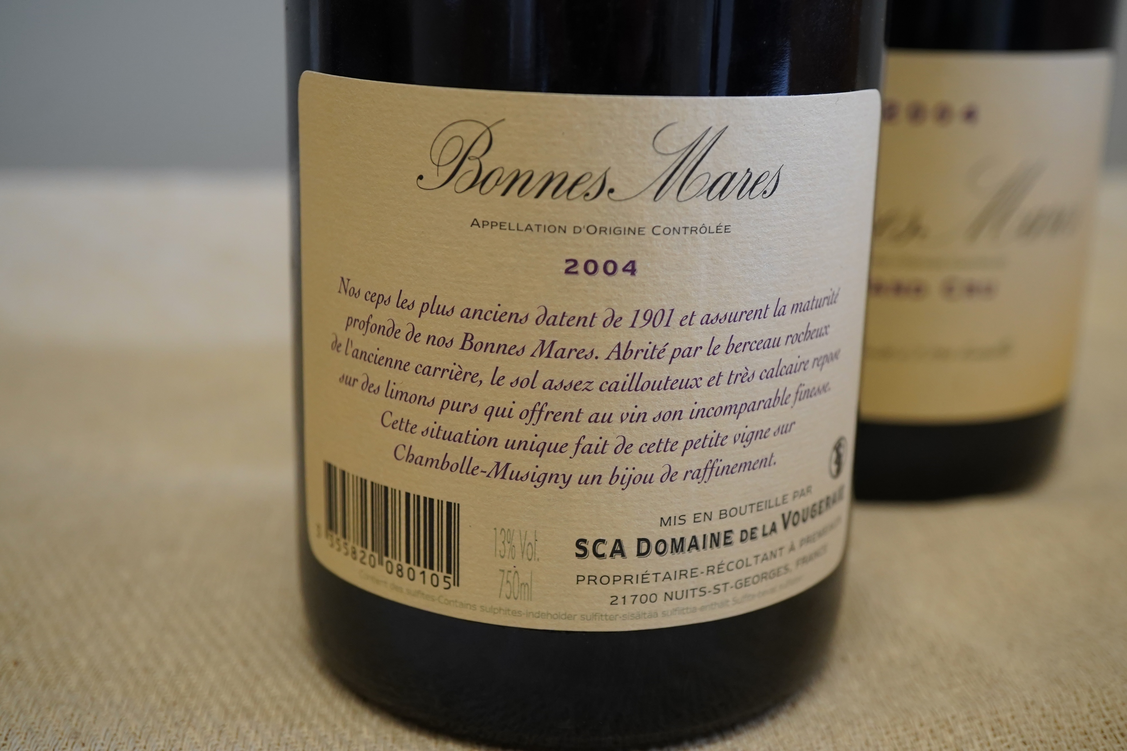 Domaine de la Vougeraie, Bonnes Mares Grand Cru, 2004